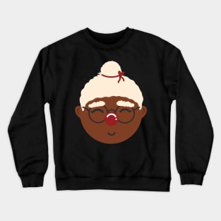 Cute Black Mrs Claus Santa Claus Matching Couple Christmas Crewneck Sweatshirt